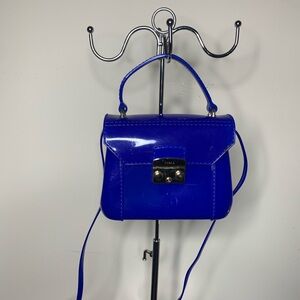 Furla Blue Women's Mini CandyBag with Crossbody strap